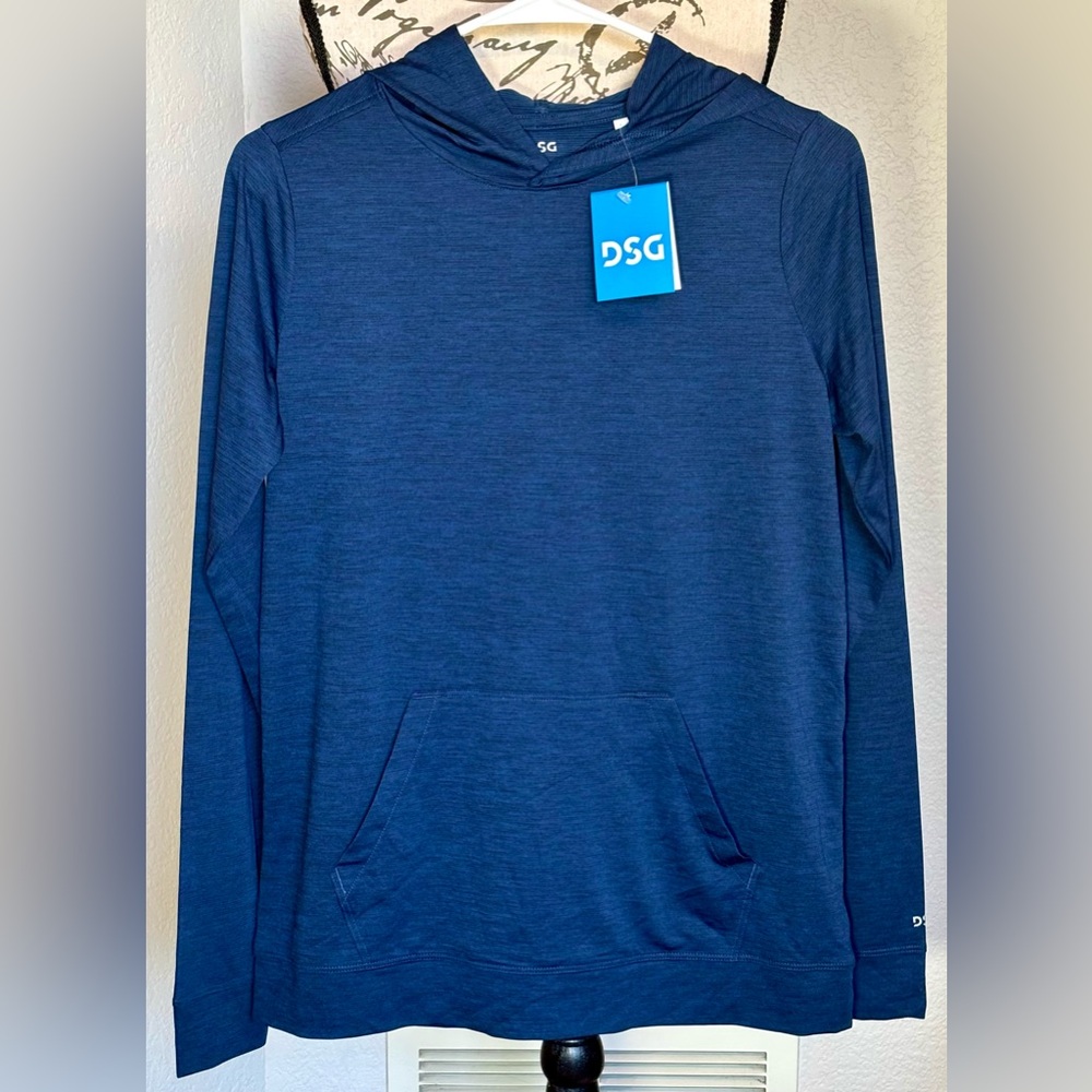 DSG Movement Lightweight Moisture Wicking XS/XL Boy's Blue Athletic Hoodie NWT